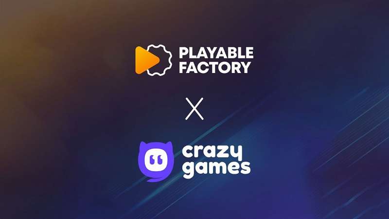 Playable Factory đã hợp tác với CrazyGames.